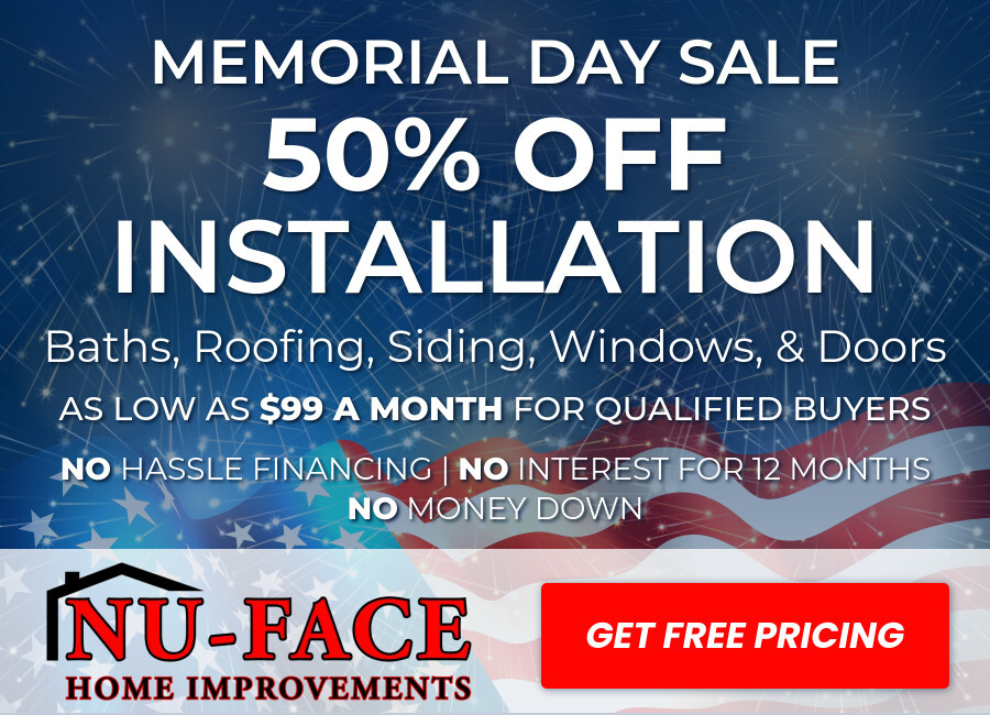 nu face home improvements memorial day graphic